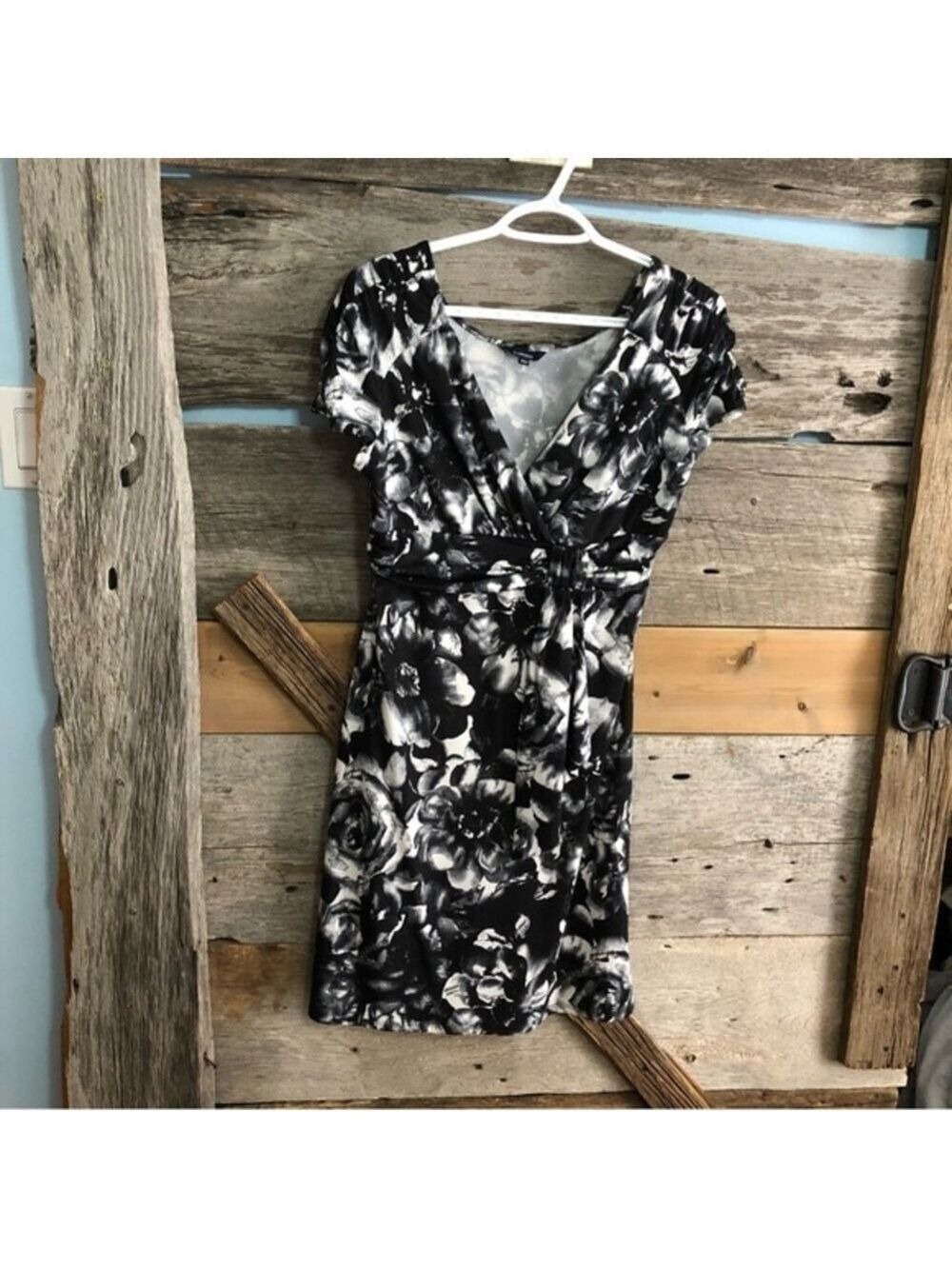 REITMANS Size Med Black/ White Dress